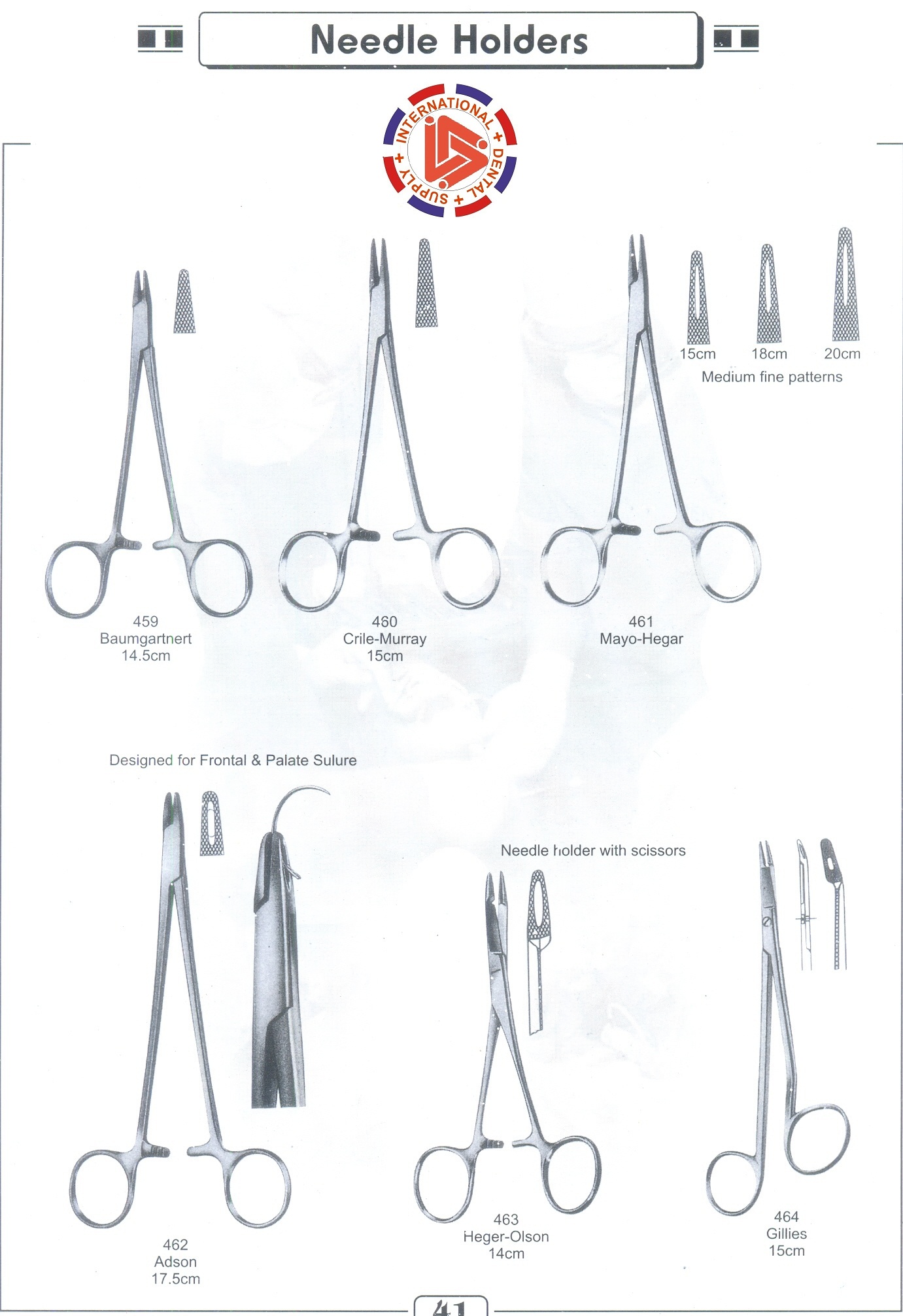 Needle Holders & towel clamps